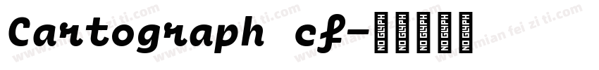Cartograph cf字体转换